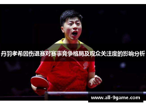 丹羽孝希因伤退赛对赛事竞争格局及观众关注度的影响分析